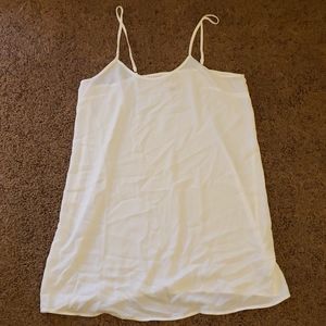 Sheer white nightgown L